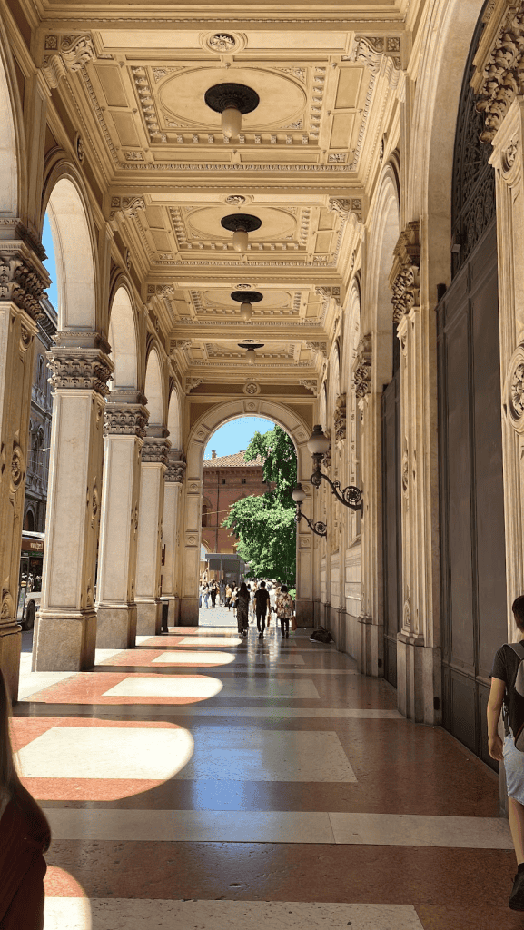 porticoles in bologna italy